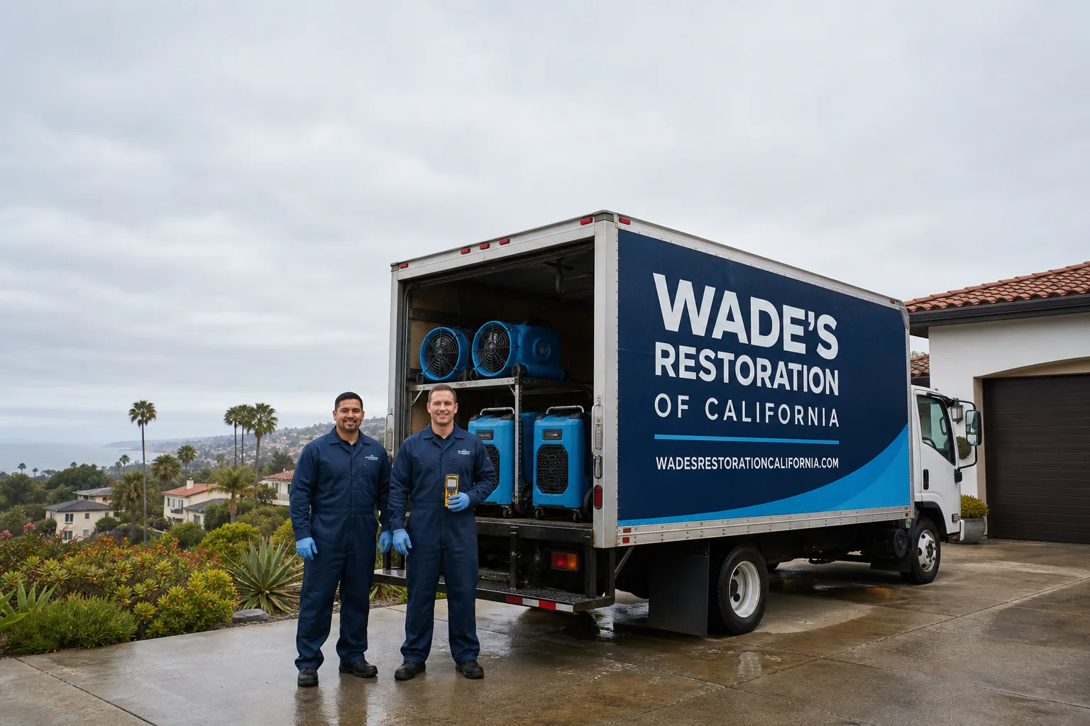 Wade's Restoration of California damage restoration team